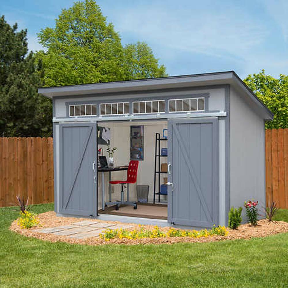 Handy Home Products Shed Kit 6 Ft X 8 Ft Lockable Door Floor Frame Wood For Sale Online Ebay