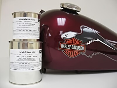 Caswell Epoxy Clear Fuel Tank Sealer – For Motorcycles, Harley Ducati Triumph Norton BSA 3 thumbnail image