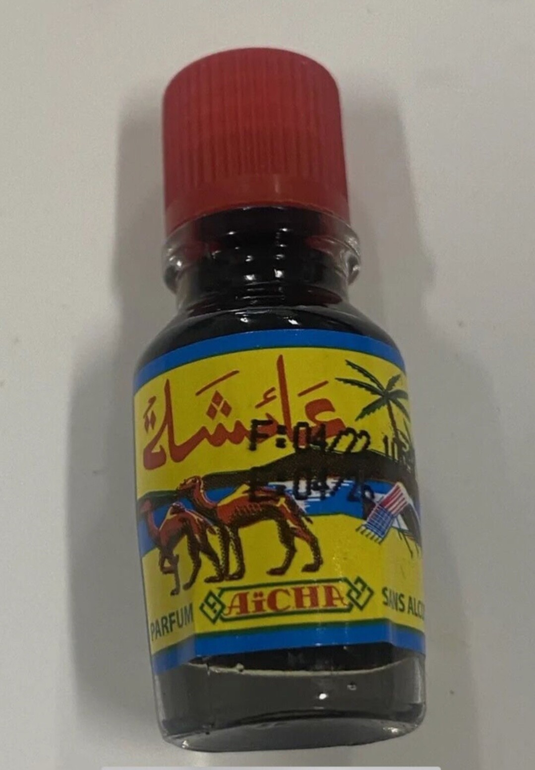 AICHA Spiritual Perfume Oil Original - 4ml. Free Shipping.
