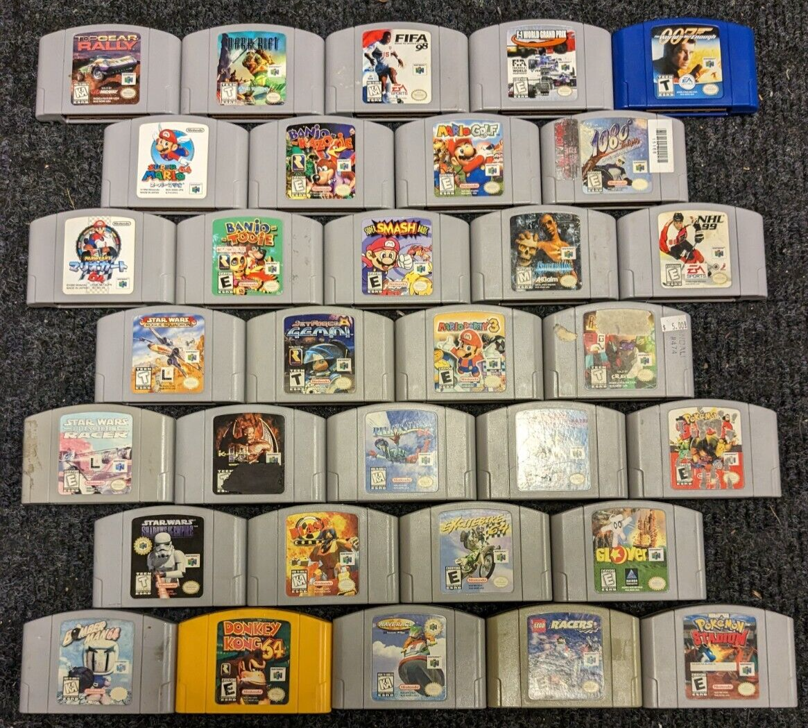 HUGE Nintendo 64 Collection - Cleaned, Tested & Authentic - Choose
