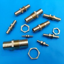 1PCS Brass Pagoda Connector Pipe Fittings 2 Way Straight for Gas Water Tube Tool