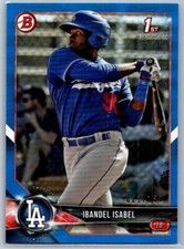 Ibandel Isabel 2018 Bowman Prospects Blue Parallel 22/150 #BP47 Los Angeles