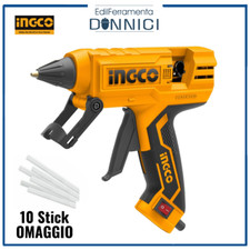 Pistola per colla a caldo professionale 220W termocollante incollatrice 10 stick