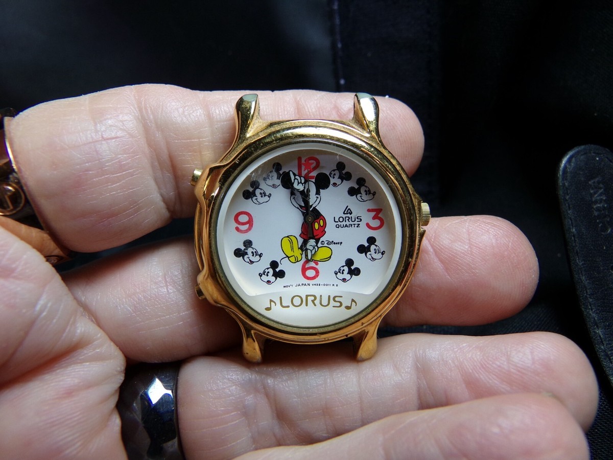 Disney Mickey Mouse Watch w/out Band LORUS Lorus Quartz Mickey Mouse Watch - Etsy main image 4