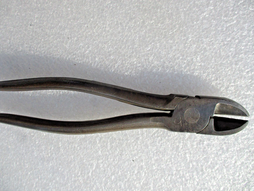 WALTHAM 7" GERMAN DIAGONAL WIRE CUTTERS, WALTHAM CUTTERS DC MADE IN GERMANY - Picture 7 of 10