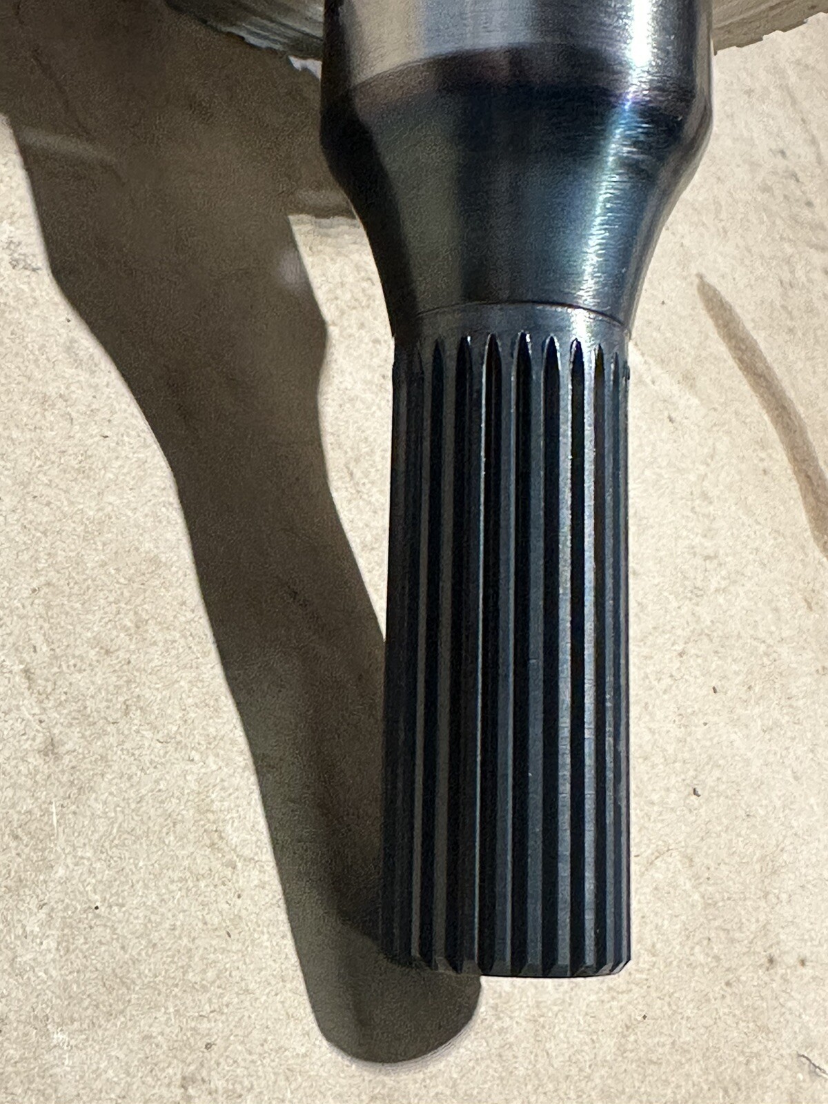 4L80E OUTPUT SHAFT WITH TH350 700R4 3” LG NEW HARDENED 27 SPLINE 6” TALL NO LUBE