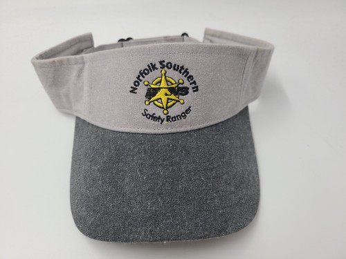 Norfolk Southern Safety Ranger Sun Golf Visor Strapback Hat Cap Railway Train
