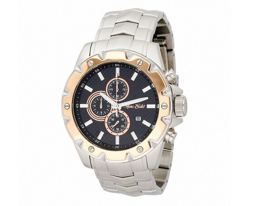 NEW MARC ECKO E22587G1 48mm ST STEEL SILVER MEN'S NEW MARC ECKO E22587G1 48mm ST STEEL SILVER MEN'S