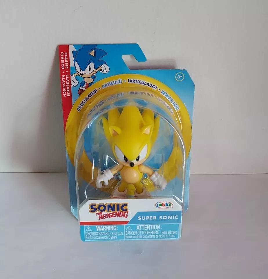 Sonic the Hedgehog 2.5 Super Sonic Action Figure *NEW* JAKKS