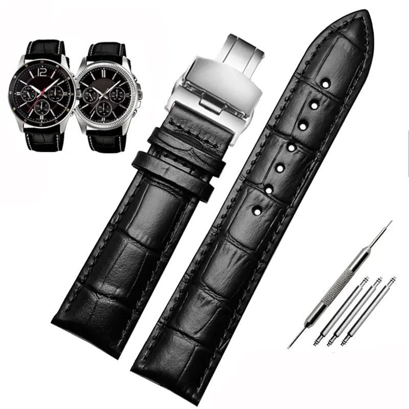 Leather Watch Strap Fit For Casio MTP 1303 MTP 1375 MTP 1374 MTH