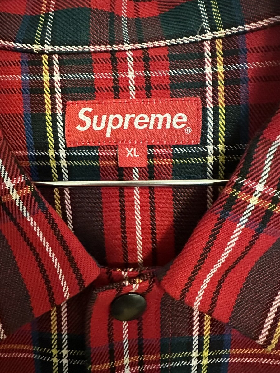 Supreme FW17 Shop Jacket Red Tartan Plaid Size XL | eBay Supreme FW17 Shop Jacket Red Tartan Plaid Size XL | eBay