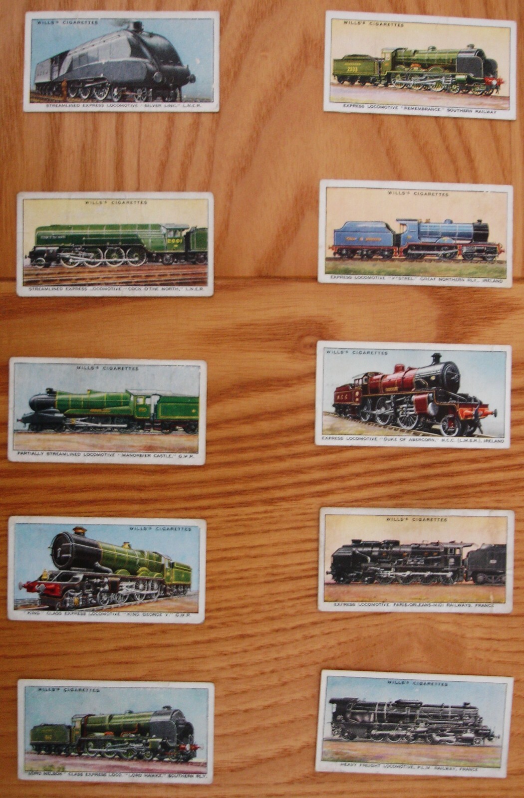 Wills Cigarette Cards 1936 RAILWAY ENGINES pick a card eBay