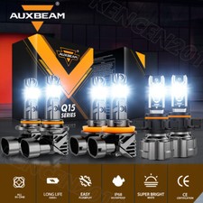 Auxbeam Canbus Led Headlight Hilo Beamfog Bulb For Gmc 2500hd 3500hd 2007-2014