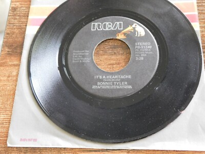 BONNIE TYLER ITS A HEARTACHE / ITS' ABOUT TIME 45 RPM RECORD 070