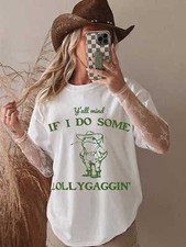 Funny Frog Graphic T-Shirt Southern Cowboy Tee Vintage Western Unisex Gift