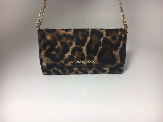 michael kors wallet leopard