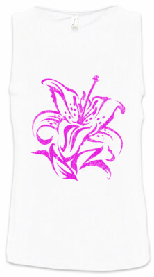 Hawaii Flower I Herren Tank Top Flowers Beach Strand Grill Bar Hula Tiki Girl