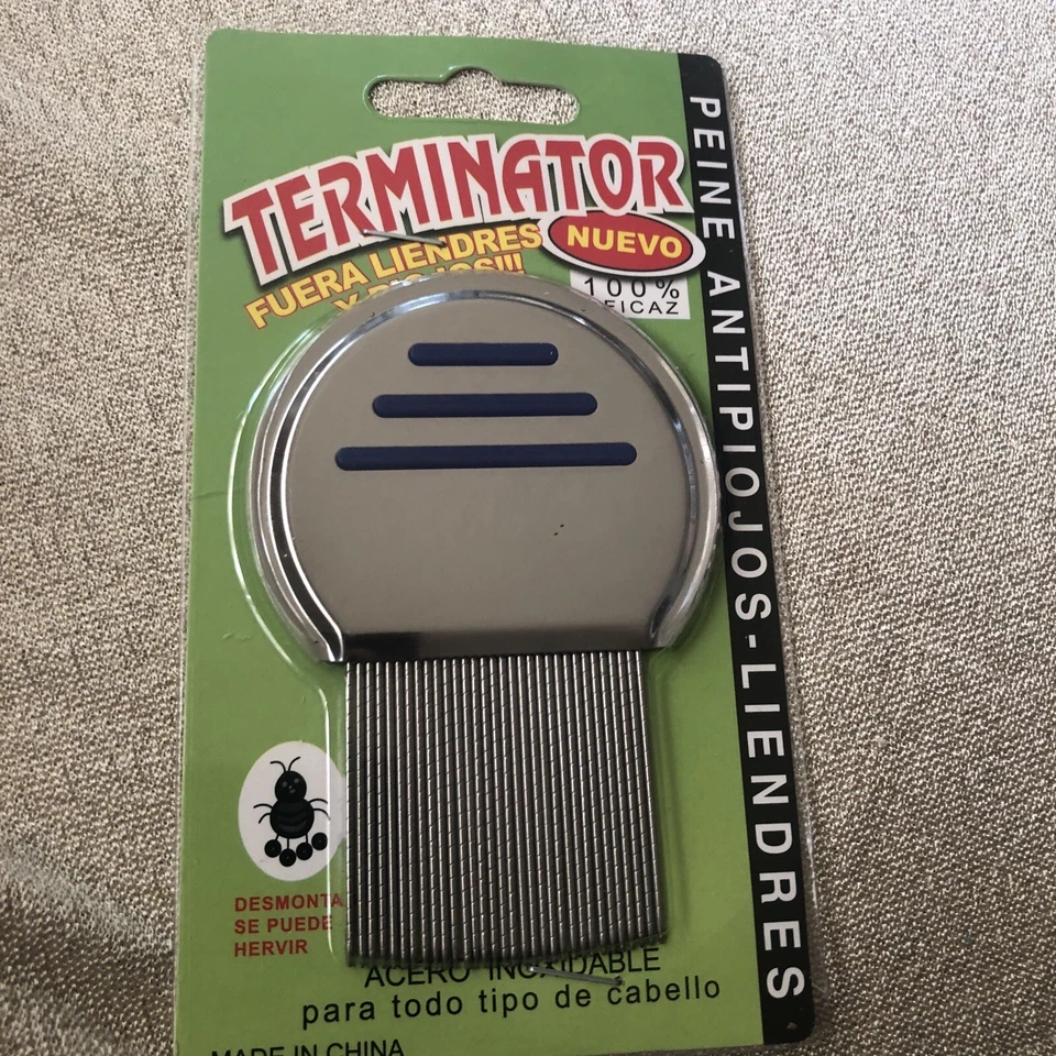 NEW Nit Nurvo Terminator Comb Head Lice Stainless Steel uni-sex Free Shipping - Image 3 of 3