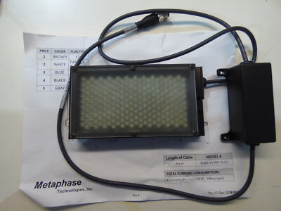 Metaphase Technologies FL401-UV-24T-S-CI1 Light Source NOS