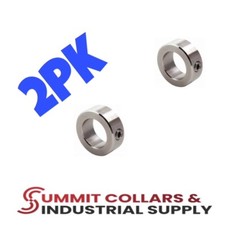 1-15/16" Bore Stainless Steel Shaft Collars Set Screw Style 2 PCS