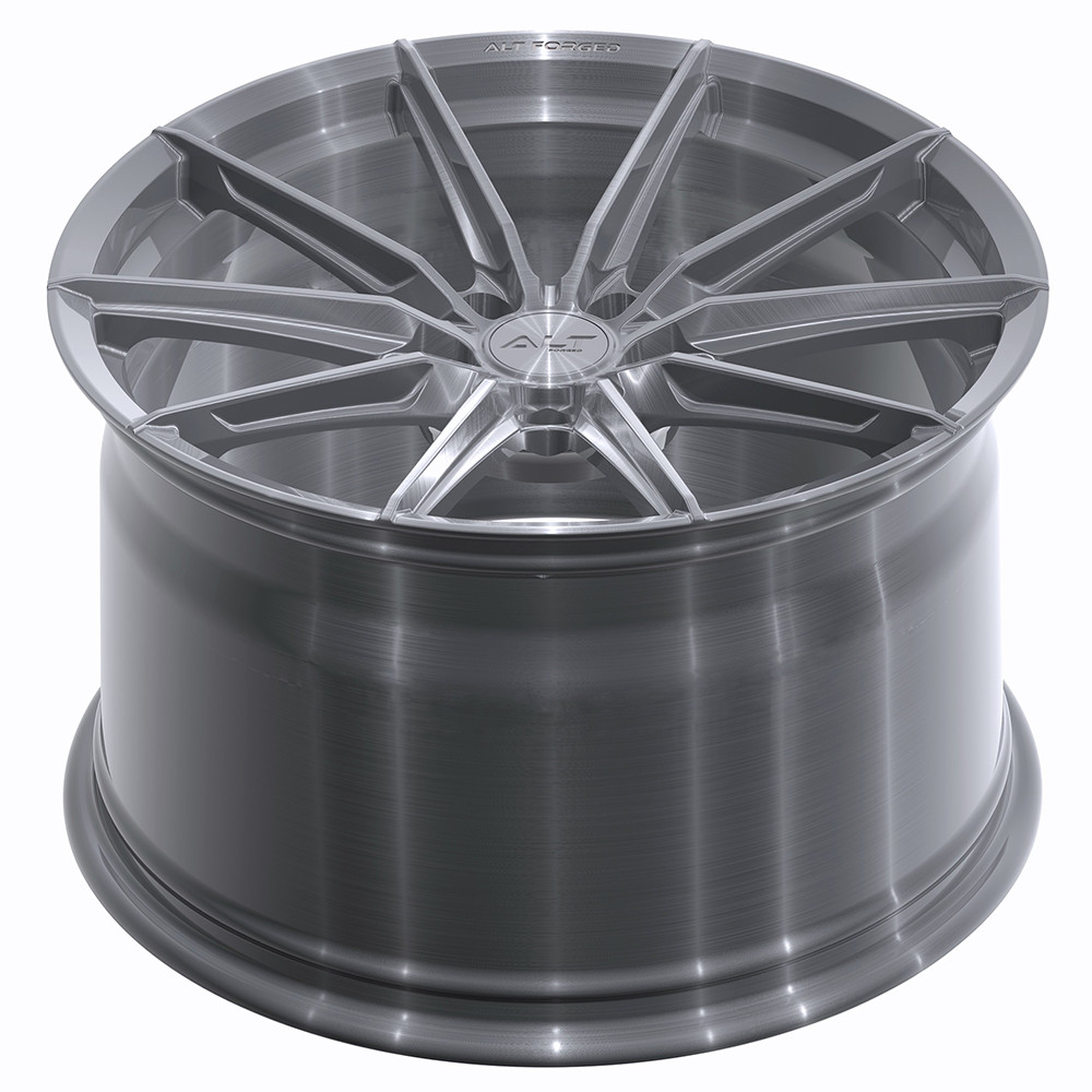 20" 21" ALT6 Forged Brushed Titanium Wheels for Lamborghini Huracan 2014–2025+