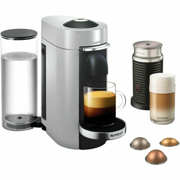 Nespresso Vertuo Plus & separate milk warmer. Free return for 14 days. Photo Related