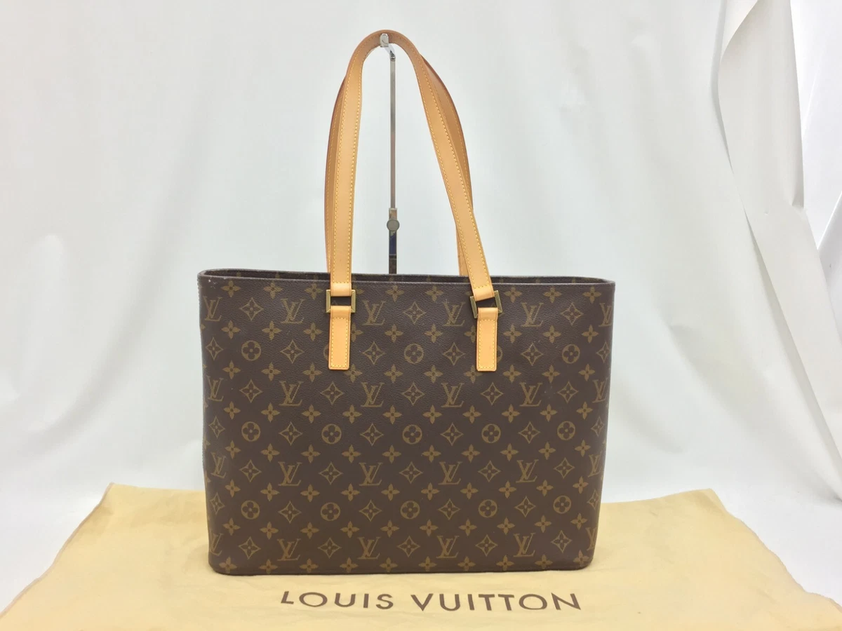 Louis Vuitton Luco Brown Canvas Tote Bag (Pre-Owned)