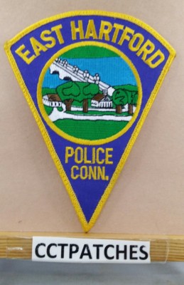 EAST HARTFORD, CONNECTICUT POLICE SHOULDER PATCH CT USED | eBay