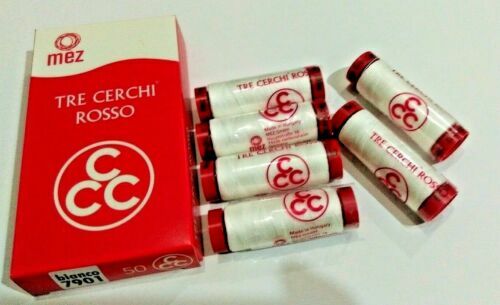 Show Room Vicidomini Cotone Comune da Cucire. Rocchetto da 500 Metri N. 30 - Avorio. CUCIRINI CANTONI
