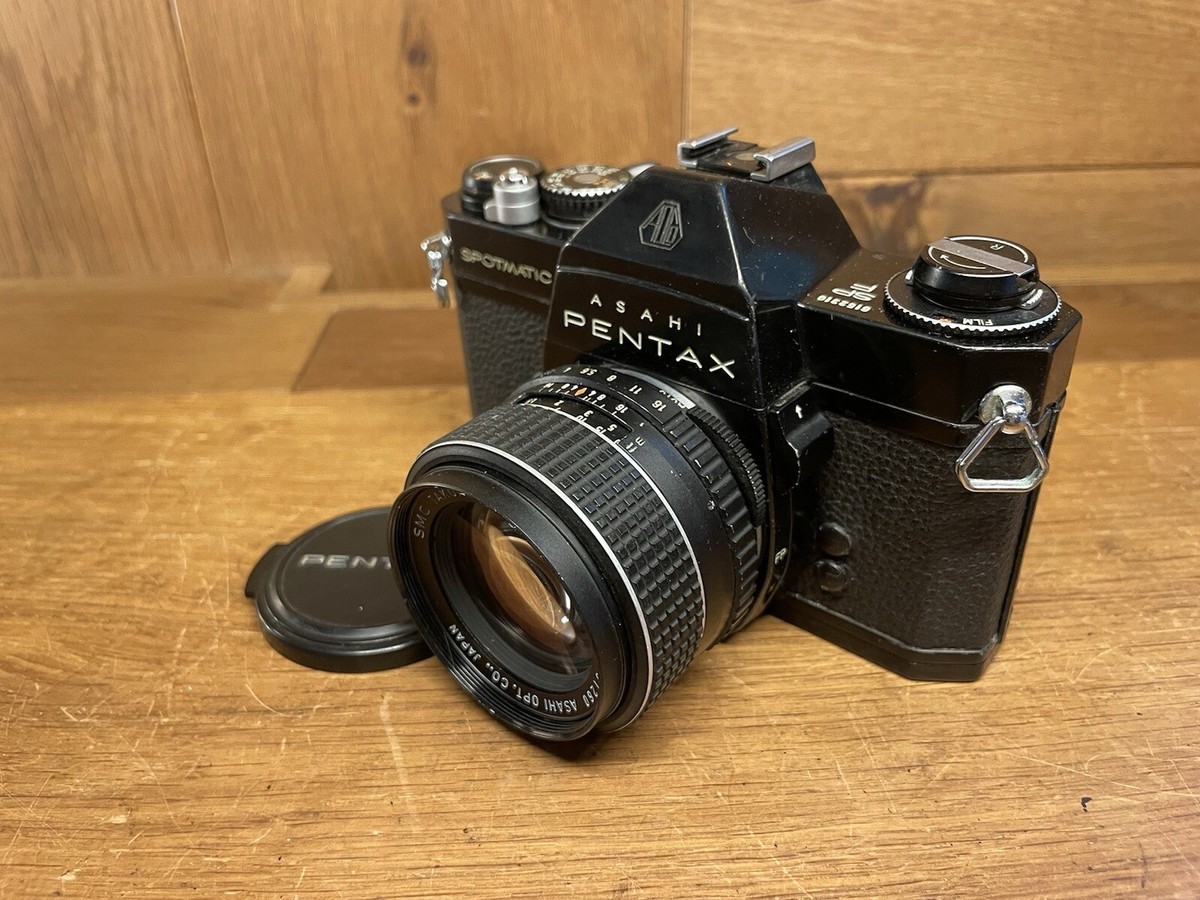 Exc+5* Pentax SPF Spotmatic F Black Film Camera SMC Takumar Exc+5* Pentax SPF Spotmatic F Black Film Camera SMC Takumar