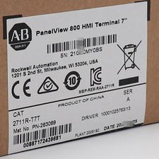 NEW AB 2711R-T7T PANELVIEW 800 7-INCH HMI TERMINAL Factory Sealed 2711RT7T