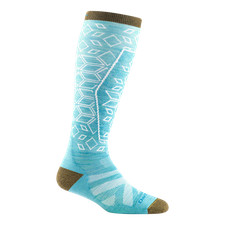 DARN TOUGH Women's 8022 Aqua Traverse Over-the-Calf Light Ski/Snowboard Sock