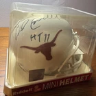 Earl Campbell HT 77 Autographed Texas Riddell Authentic Mini Helmet - JSA🔥