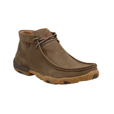 Twisted X Ladies Shitake Brown Chukka Driving Moc Shoe WDM0162