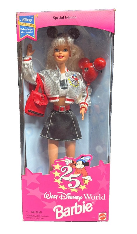 1996 Walt Disney World 25th Anniversary Barbie Disney Exclusive NRFB Mattel
