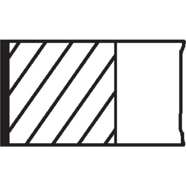 Mahle 013 04 N0 Kolbenringsatz FüR Mazda Ford Fiesta 121 JA JB Jasm Jbsm-image
