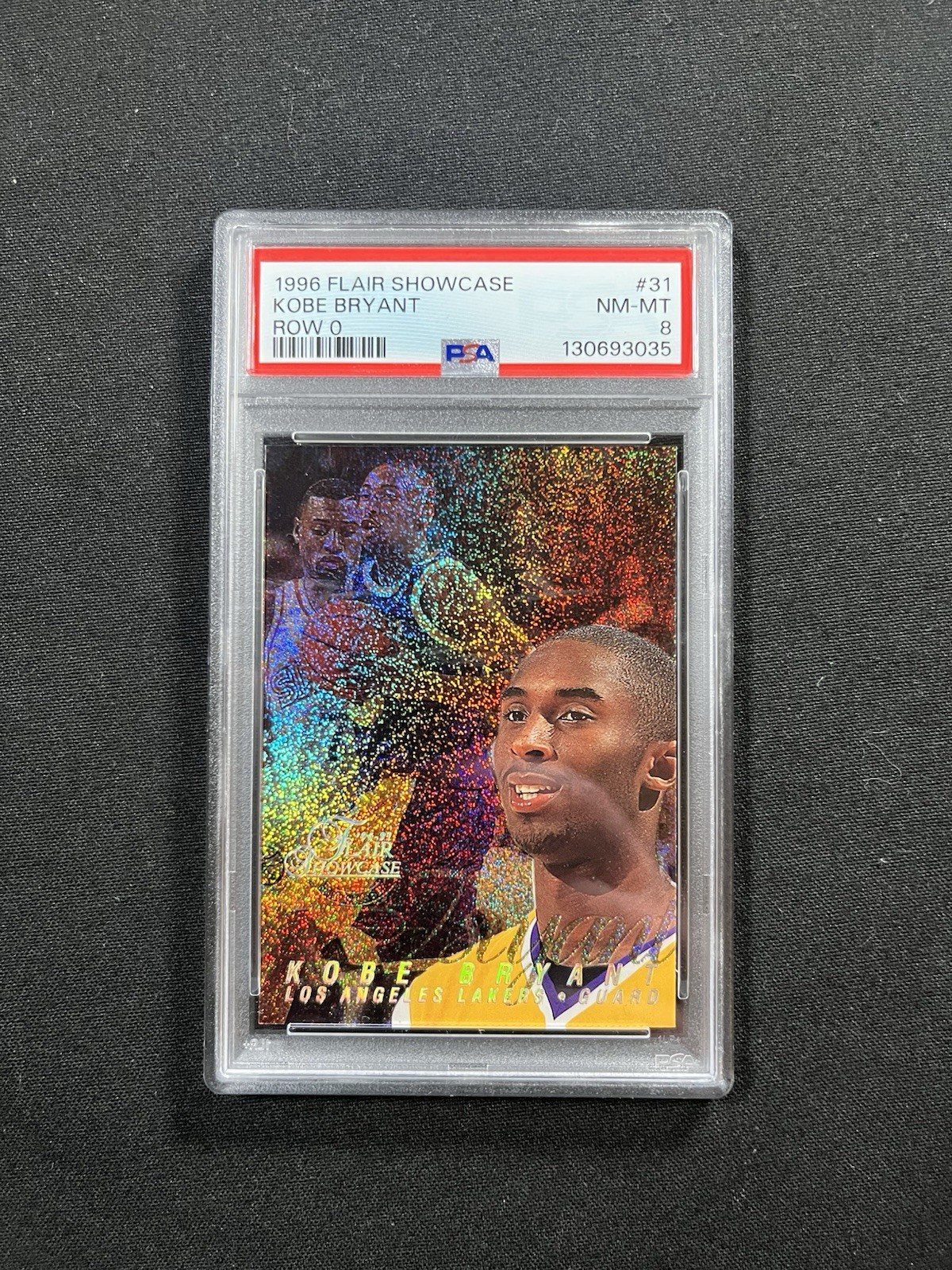 1996-97 Flair Showcase Row 0 #31 Kobe Bryant RC Rookie NM-MT PSA 8