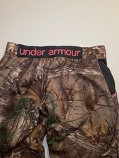 Under Armour Realtree Camo ColdGear Fleece Hunting Pants Women's Large