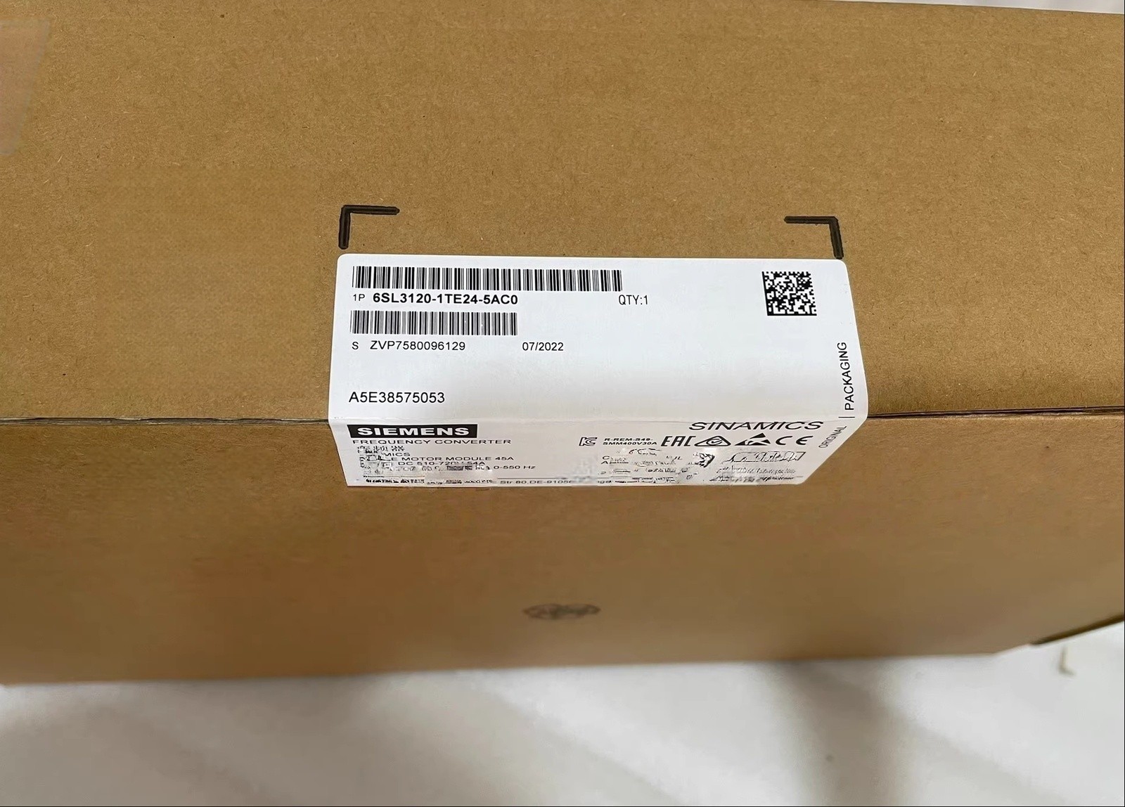 1PC New Siemens 6SL3120-1TE24-5AC0 6SL3 120-1TE24-5AC0 Single Motor-Module