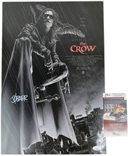 James O'Barr signed 12x18 Poster Creator - The Crow JSA Authentication
