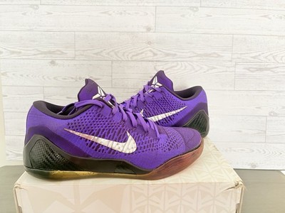 Nike Kobe 9 Elite Low Moonwalker Basketball Shoes Size 11 639045 515 Purple Men