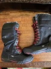 Pajar Canadian Boots Black/Red Mid Calf 8-8.5 NWOB (PC2951)