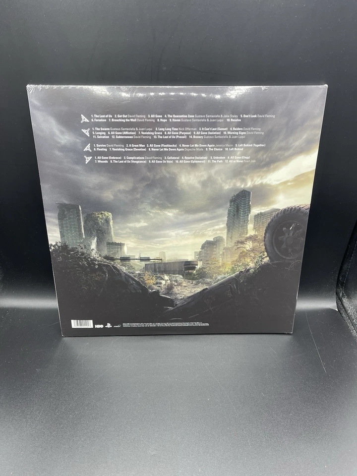 The Last of Us Season 1 Vinyl 2xLP Mondo Black & Silver Swirl HBO New Sealed - Image 3 of 4