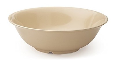 G.E.T. M-811-T-EC Round Melamine Serving Bowl, 1 Quart, Tan (Set of 4)