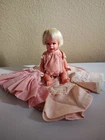 Vintage Mattel 1966 Cheerful Tearful 6" Baby Doll & Clothing Lot- Collectible