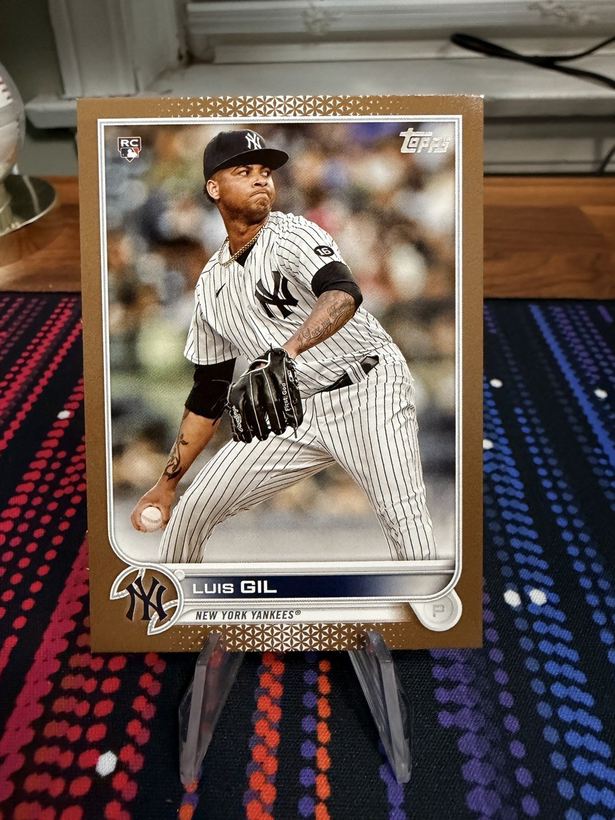 2022 Topps Series 1 - Luis Gil #131 Gold /2022 (RC)