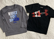 Lot of 2 - Kids Child Under Armour Shirts, 4  4T
