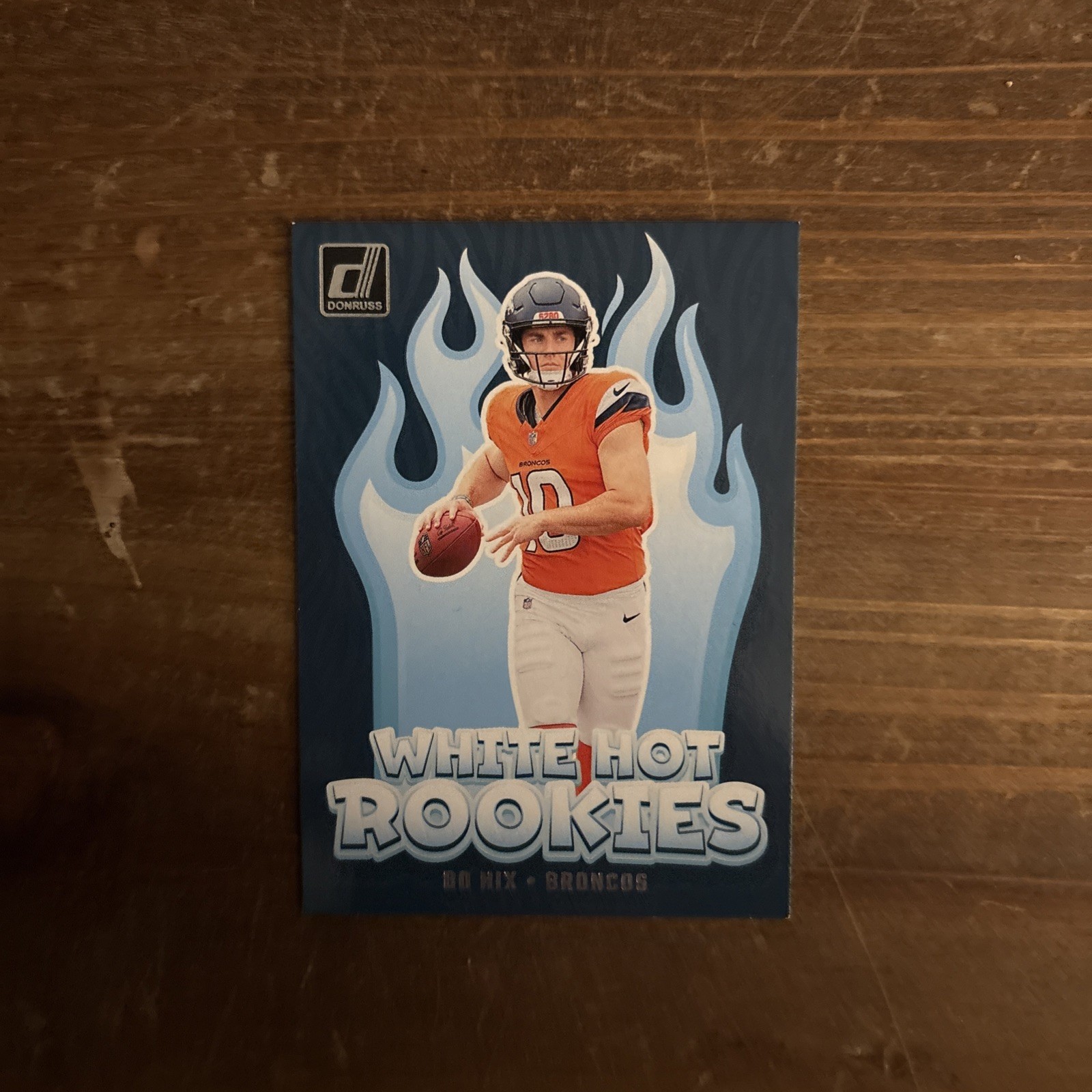 2024 Panini Donruss White Hot Rookies Bo Nix #WH9 RC
