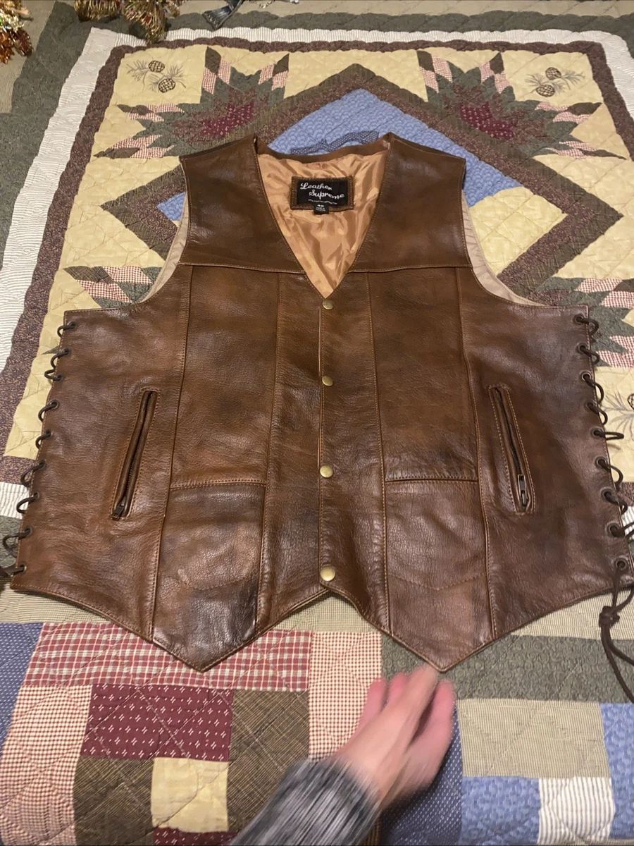 Supreme Leather Outer Shell Vests for Men for Sale | Shop New