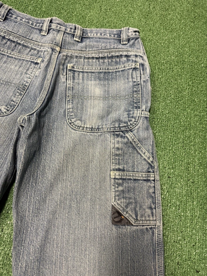 Pantalones cargo holgados vintage Y2K Urban Pipeline UP niños talla 14 Husky 30x25 azul Foto 4 de 4